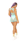 MESH SKATER SKIRT “CRR x J.Valentine”