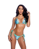 6661 - 2PC Metallic Tie Dye Bikini Set