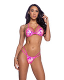 6669 - 2PC Sequin Strappy Bikini Set