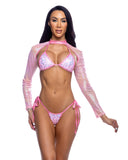 6674 - 2PC Sequin Bikini Tie Set