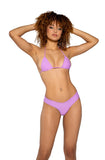 6725 - Triangle Bikini Tie Top (Pink, Lavender, Lime, White, Black or Red)