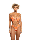 6746 - Pink or Orange Strappy 5-Ring Foil 1PC
