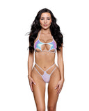 6777 - 2PC Sequin Star Bikini Set (2 Colors)