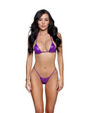 6785 - 2PC Holographic Micro Bikini Set