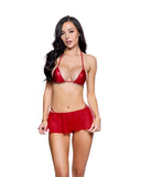 6792 - Mesh Flutter Skirt (6 Colors; S-L)