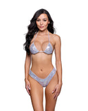 6800 - 2PC Holographic Dancewear/Swimwear Short Set (2 Colors)