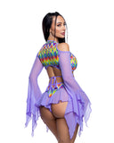 JR272 - Lavender Flow Top *CRR x J.Valentine*