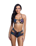 JR289 - Reflective Star Top & Lace-up Short *CRR x J.Valentine*