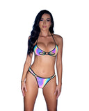 JR290 - Reflective Ring Bikini / Dancewear Set
