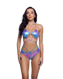 JR300 - Rave/Swim Ring Top & Short Set (3 Colors; S-L) *CRR x J.Valentine)