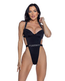 PBS106 - Playboy Black Beach Bunny 1-PC Swimsuit