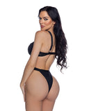 PBS106 - Playboy Black Beach Bunny 1-PC Swimsuit