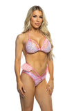 JR179 - Crushed Candy Sequin Ruffle Bikini Set