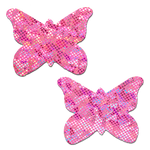 Pink Holographic Butterly PASTEASE