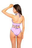 Lavender Wrap Halter and Short Set *CRR x J.Valentine*