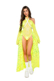 JR182 - Sequin Long Harness Skirt (Lime or Lavender)