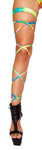 3323 - 100” Tie Dye Leg Strap with Attached Garter