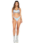 *ICE QUEEN* Sequin Bikini Bottom (Color: Baby Blue, Hot Pink, Jade Blue, Lavender)