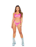 *ICE QUEEN* Sequin Bikini Bottom (Color: Baby Blue, Hot Pink, Jade Blue, Lavender)