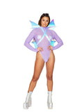 3867 - Dragon Metallic Criss Cross Wings