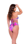 6059 - Tie-Dye High-Waisted Shorts