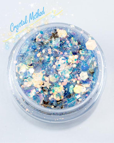 CRYSTAL METHOD Chunky Festival Glamdoll Glitter - inkeddollcosmetics