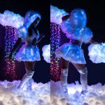 LMT.EDT. LED Light up Faux Fur Belted SKIRT (5 Colors) Holiday Collection *CRR x J.VALENTINE*