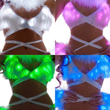 *LMT. EDT* LED Light Up Faux Fur Wrap TOP Holiday Collection *CRR x J.VALENTINE*