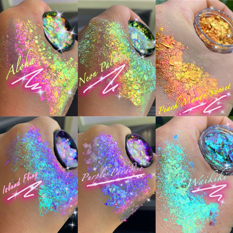 TROPICAL MERMAID IRIDESCENT DUOCHROME Flakes