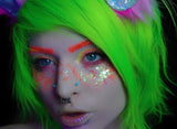 "RAVE LITES" PICK 6! (BLACKLIGHT/ UV Reactive Powders!) - inkeddollcosmetics