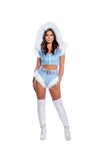 *LMT. EDT* Ice Queen 2pc Hooded Top & Short Set Holiday Collectionk