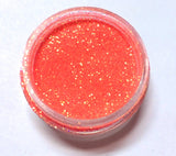 NEON SHERBERT Iridescent (Orange) Glamdoll Glitter - inkeddollcosmetics