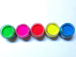 "RAVE LITES" PICK 6! (BLACKLIGHT/ UV Reactive Powders!) - inkeddollcosmetics