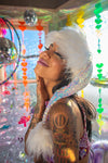 LMT.EDT Sequin Santa Hat (Colors Holographic, Pearly Pink, Lav/Blue, Deep Lagoon) Holiday Collection *CRR x J.VALENTINE*