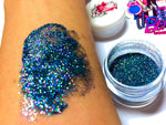 TWISTED UNICORN Holographic/Metallic Glamdoll Glitter - inkeddollcosmetics