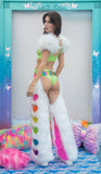 RAINBOW HEART LIGHT-UP CHAPS “CRR x J.Valentine”